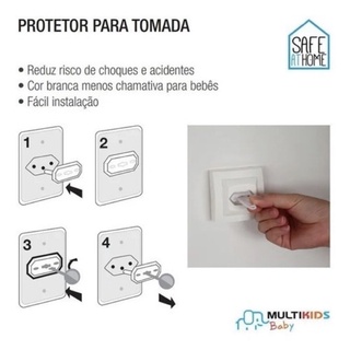 Kit Protetor de Tomada - Multikids Baby