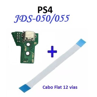 Placa USB JDS-050/055 + Cabo Flat 12 vias para PS4