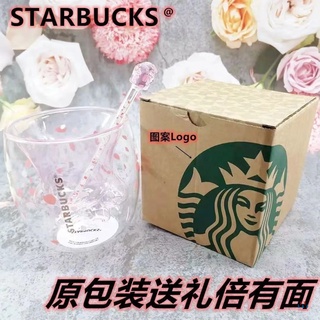 Starbucks Copo De Vidro Sakura Rosa Formato Em Forma De Gato 6oz / 170ml Copo De Leite Isolado Presente Do Amante (9)