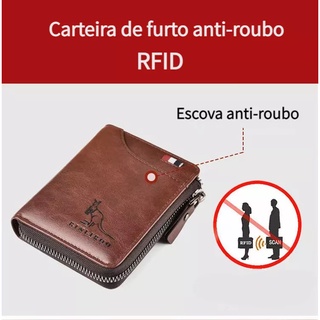 Carteira De Couro Masculina Anti-Roubo RFID (7)