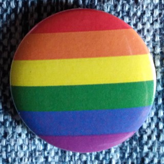 Coleção Bottons bandeiras LGBT LGBTQIA+ Arco-Íris 45mm - boton bottons