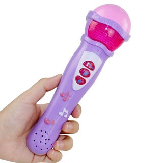 Brinquedo Microfone Infantil Musical Com Luz E Som Menina e Menino, Som Da Voz Muito divertido, crianças canta, Fanwix