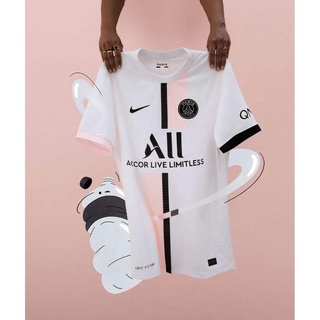 Camisa do PSG Branca e Rosa Nova Masculina 2021/22 na Promoção Aproveite!