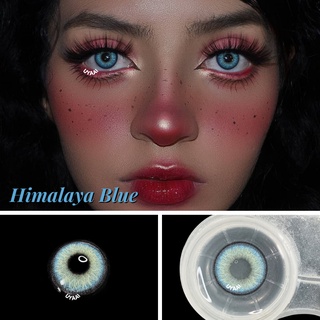 UYAAI 2 Peças/Par Lentes De Contato Coloridas Para Olhos Azul himalaya