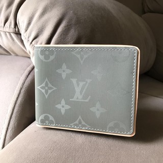 Carteira Masculina Louis Vuitton Lv Prata - com Dust Bag (1)