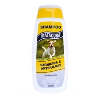 Shampoo Sarnicida E Antipulgas Para Cachorro Pet Matacura 200ml