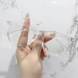 óculos feminino transparente pequeno anti luz azul sem grau proteção uv400