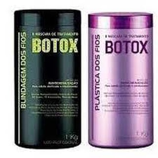 2 Botox Plastica Dos Fios Selagem Termica + Blindagem Fios
