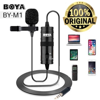Microfone Lapela BOYA By-m1 ORIGINAL Omnidirecional 6 Metros de Fio Barato