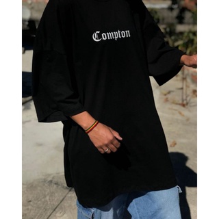 Camiseta Compton Preta 100% Algodão (1)