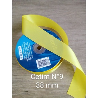 Fita de cetim liso N°9 38 mm (1metro) (2)