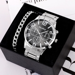 Relógios Masculinos/relógios masculinos luxo/relógio de prata +pulseira de prata