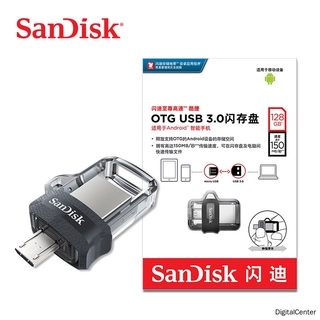 Alta Velocidade Sandisk Usb 3.0 Otg 2 Em 1 Dual Mini Pendrive 16 Gb Gb Gb 64 32 32 Gb 128 Gb 256 Gb Usb Flash Drive 2 Tb Pen Drive De Alta Velocidade Tomada Usb Para Pc / Android Flash Disk