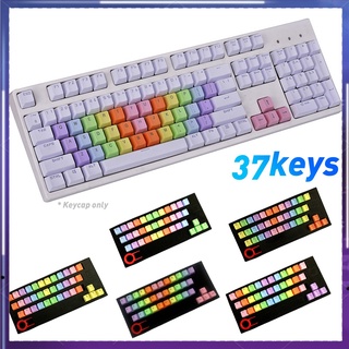 teclado❀37 Keys PBT Backlight Colorful Mechanical Keyboard Keycaps Cover Replacement (1)