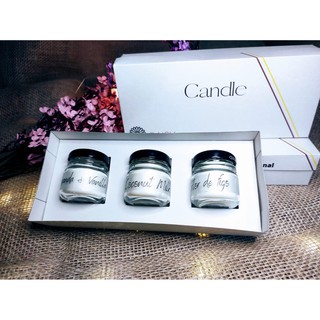 Mini velas aromáticas - kit com 3 (lavanda com vanilla, coconut milk e flor de figo) (1)