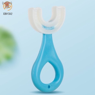 Escova De Dentes Em Formato De U De 360 Graus Para Crianças / U-Shaped Soft Toothbrush para Baby / Children Oral Cleaning Tool De 2-6 - 12 Anos XINYIA2 (4)