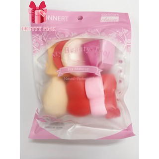 Kit 9 esponjas de maquiagem reutilizavel base pó compacto item de beleza feminino cor aleatória esponja gota PRONTA ENTREGA (3)