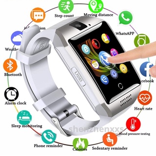 DZ09 Q18 relogio smartwatch masculino relógio inteligente Com Câmera Touch Screen Suporte SIM Card TF Bluetooth Smartwatch Para IOS Android Phone