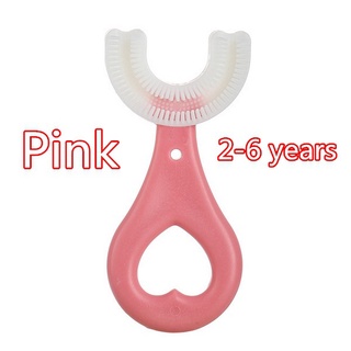 Escova De Dentes Infantil De Silicone Em Formato De U 2-12 Anos Escova De Dentes Oral (6)