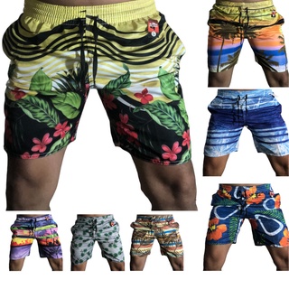 Kit 5 Shorts Masculino Mauricinho Tactel Bermudas para Banho Praia e Pscina no Atacado para Revenda