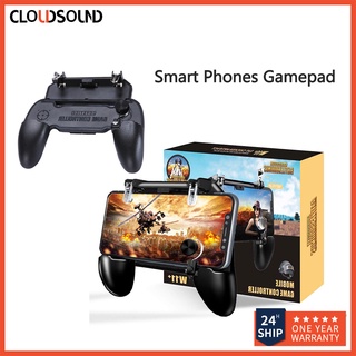 2 Kits Smart Phones Gamepad W11 + Suporte Do Telefone Móvel Controlador PUBG Free Fire Call Of Duty