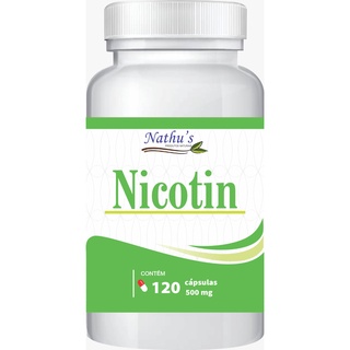 Nicotin 120 Cápsulas 500mg 100% Natural