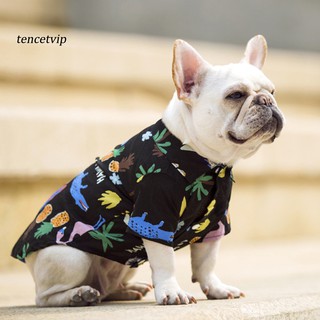 Vip Camisa Ma Curta para Cachorro em Estilo Havaiano / Roupa para Animais de Estimação Confortável e Respirável