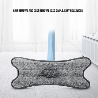 Household X-shaped Lazy Flat Mop Cloth Micro-fiber Mop Cloth 37x15cm (7)
