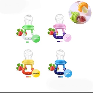 Chupeta alimentadora bico de silicone macio para frutas,legumes fresquinho,carne alimentação saudável para bebê tamanho M