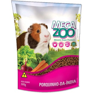 Ração para Porquinho da Índia PET - MegaZoo 500gr - SUPER PREMIUM