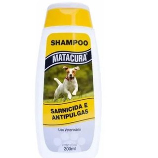 Shampoo para Cachorro Sarnicida E Antipulgas Mata Cura 200ml