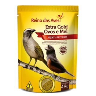 Extra Gold Ovos E Mel 4kg - Reino Das Aves