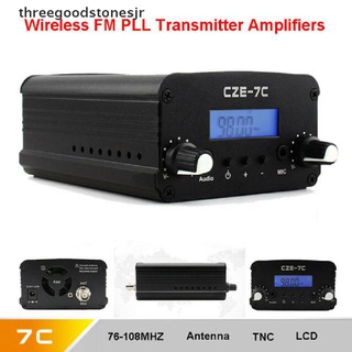 (Thgs) Mini Transmissor De Áudio Estéreo De 1w / 7w Para Rádio Broadcast Pll 76mhz-108mhz