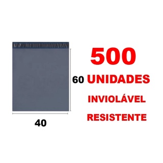 500 envelopes 40x60 cm (+3 aba) Plástico de segurança, Embalagem Correio