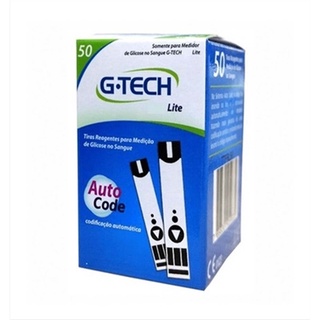 Tiras De Glicose G-tech Lite 50 Un