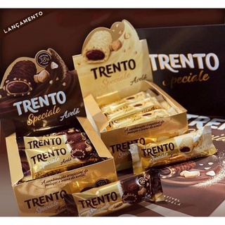 Chocolate Trento Speciale - Pura Avelã - Chocolate 38% cacau ou Chocolate Branco - COM 12 UNIDADES