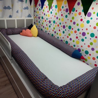 Protetor para cama infantil / Protetor infantil / Protetor cama montessoriana / Lápis (5)