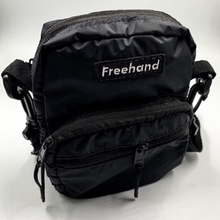 Shoulder bag masculina bolsa lateral unisex FREEHAND preta resistente à água 07 compartimentos