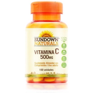 Vitamina C 500mg 100 Comprimidos Sundown Naturals