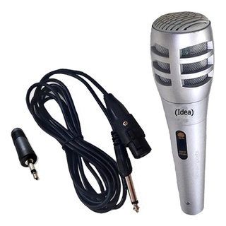 Microfone Profissional Dinamico Com Fio P/ Karaoke Cabo 3m (1)