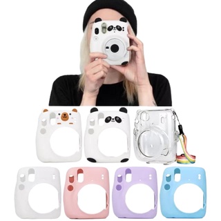 Bolsa Case Capa Silicone Para Câmera Polaroid Instax Mini 11 Anti Riscos Proteção