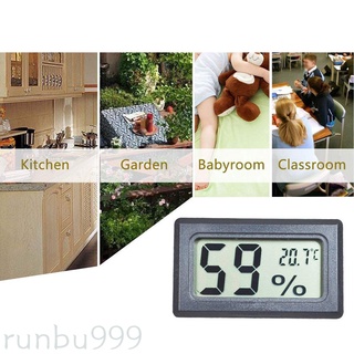 Runbu999 Termômetro Higrômetro Digital LCD Sem Fio Para Ambiente Interno / Umidade / Medidor De Temperatura Para Pet / Carro