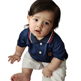 Camisa Camiseta Gola Polo Infantil para BÊBÊ Varias Cores PROMOÇÃO (5)