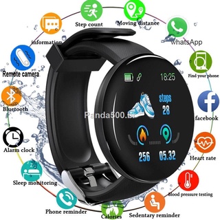 D18 Bluetooth Smart Watch Men Blood Pressure Smartwatch Women Waterproof Sport Heart Rate Fitness Tracker Smart Clock Wa