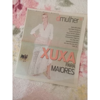 Xuxa - Matéria do Jornal O Dia - Rio de Janeiro