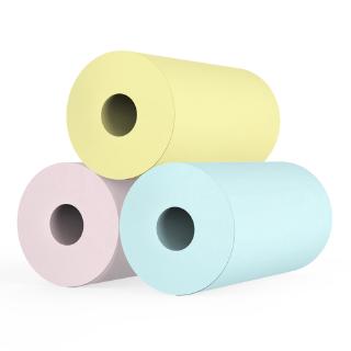 【★★】 Multicolor Photo Paper Mini Printable Sticker Roll Thermal Printers Clear Printing Smudge-Proof Portable 【NOTE】 (3)