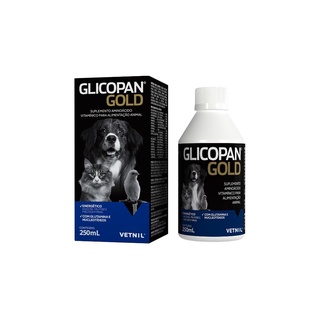 Glicopan Gold 250 ml Suplemento Cães e Gatos - Vetnil