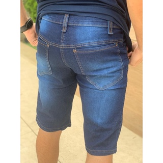 Kit com 3 Shorts Bermudas Jeans Masculino Adulto Tamanhos 40 42 44 46 Moda (3)