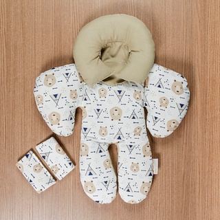 Almofada de Bebê Conforto 100% Algodão Ursinhos (1)