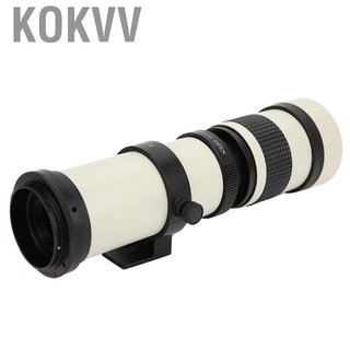 Kokvv Lente Telescópio Manual Foco Para Canon Ef 420-800mm Abertura F / 8.3-16